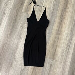 Abercrombie & Fitch Black Backless Dress